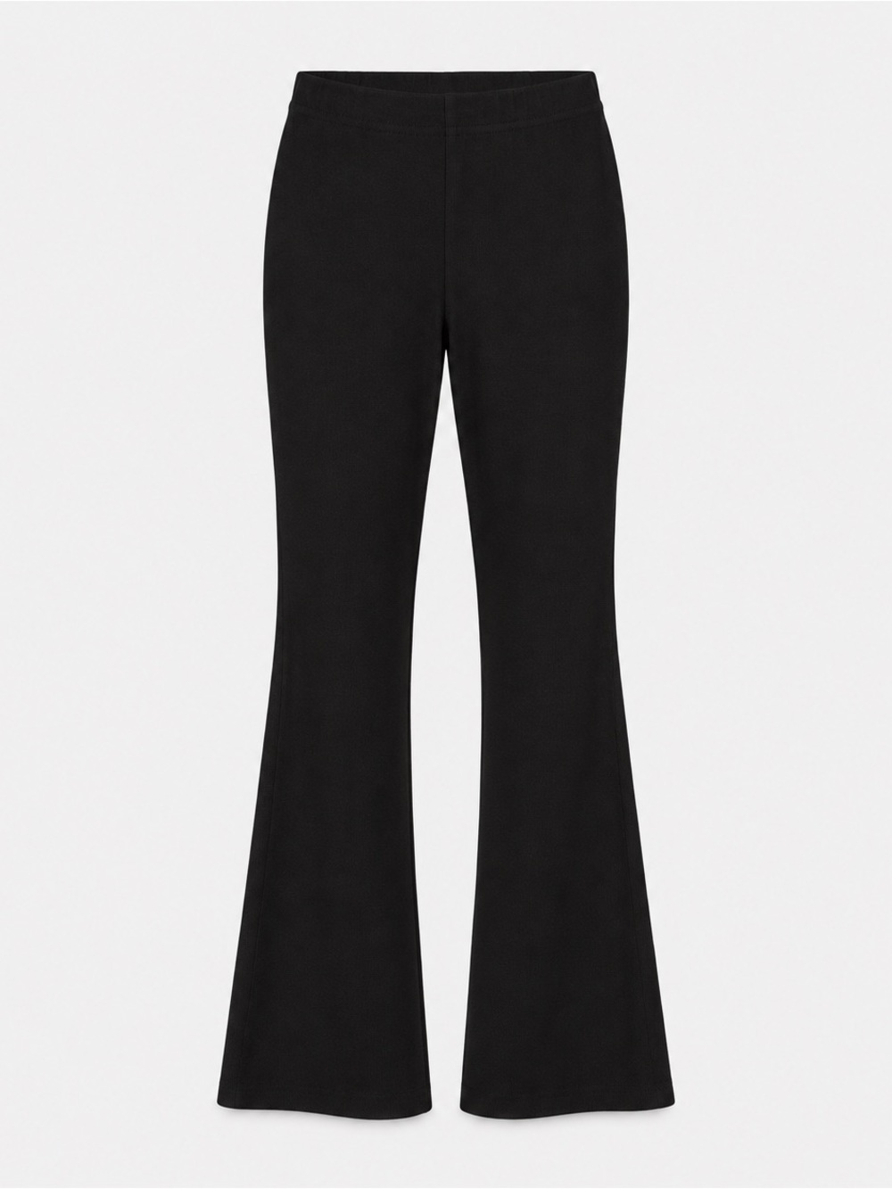 Aritzia Tna Homestretch Ribbed Flare Pant - Black, Size M